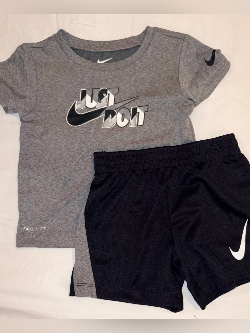 Nike Just Do It tee and short set sz 18 months NWT